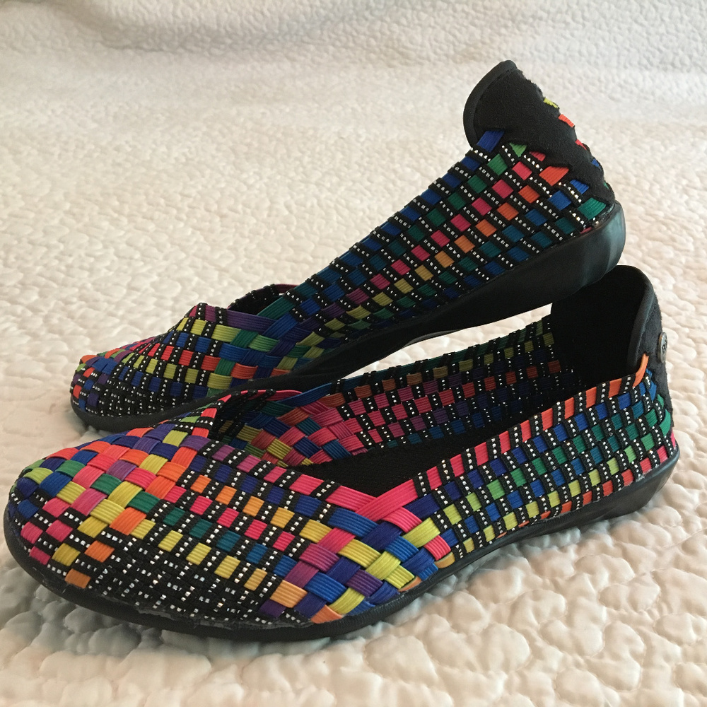 Bernie Mev Catwalk Rainbow Women's Flats Size 39